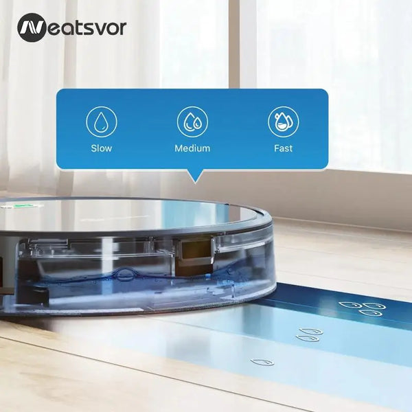 NEATSVOR X500 Robot Aspirateur Laveur Connecté Google