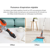 Nordvac H75 Aspirateur Balai Sans Fil a main Puissant Anti